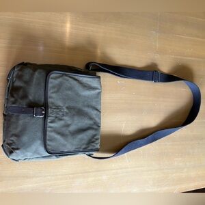 Fossil canvas cross-body city bag